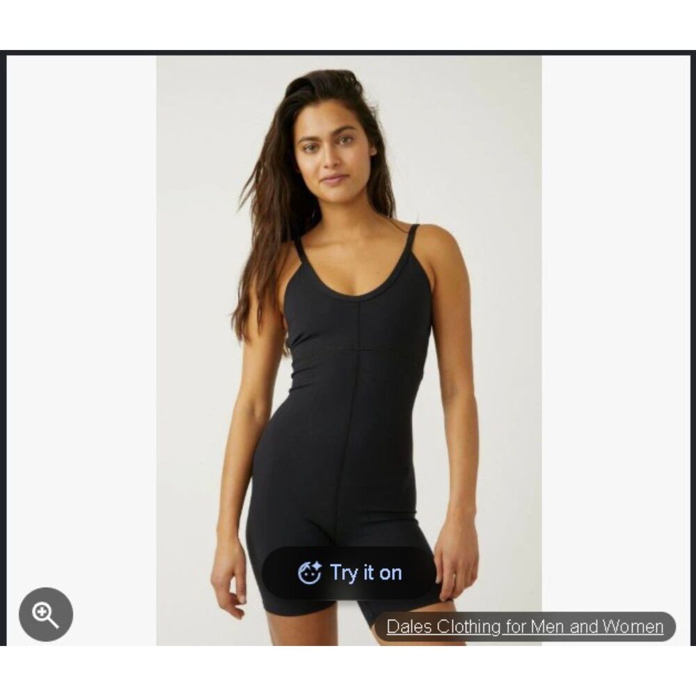 NWT FP Movement Free People All Star Runsie Black Small S $98